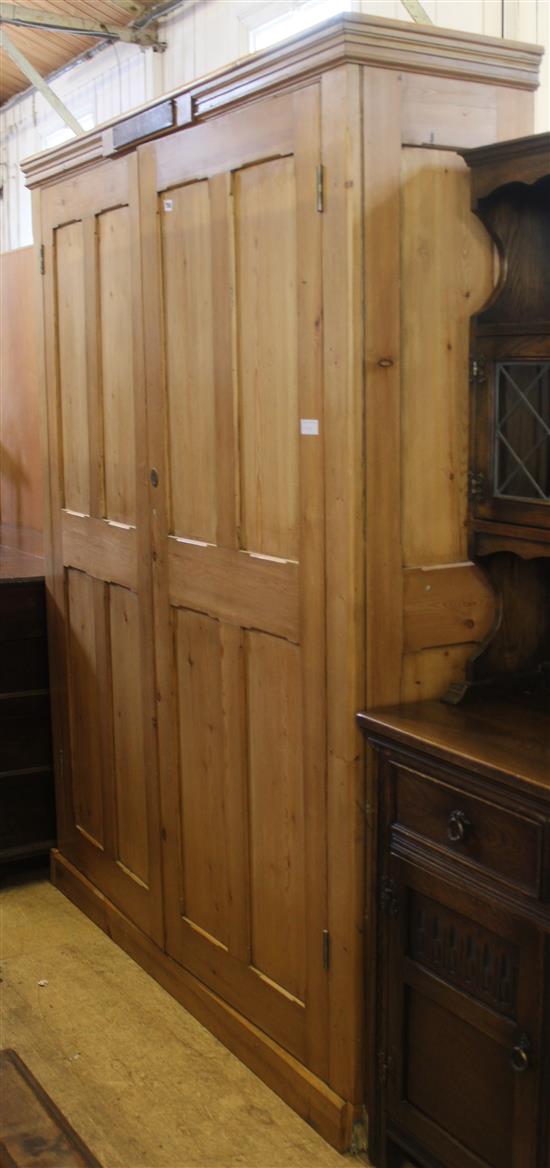 Pine cupboard with RAF inscription